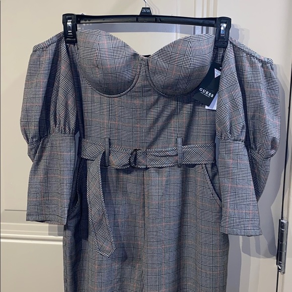 Guess Alexa Bustier Strapless Jumpsuit Women’s Size 8 - Picture 3 of 10